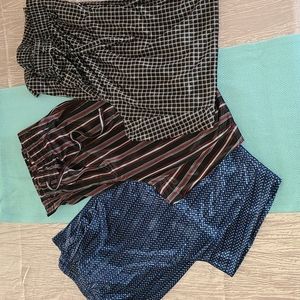 BUNDLE: Pajama bottoms x3
